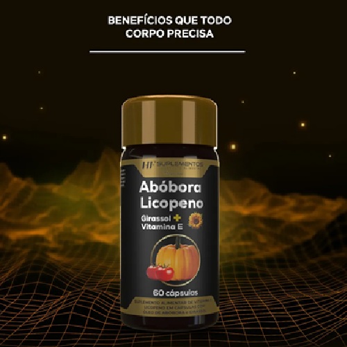 Óleo De Semente De Abobora Com Licopeno 60caps Hf