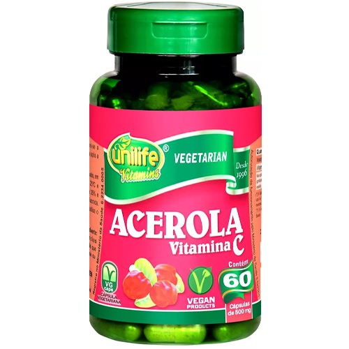Acerola Unilife 60 cápsulas – Vegano