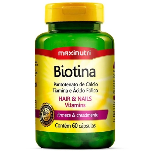 Biotina Hair & Nails Maxinutri (60 Cápsulas)
