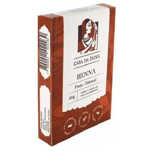 Henna Indiana Para Cabelo Casa Da Índia A Sua Tom HennaNatural
