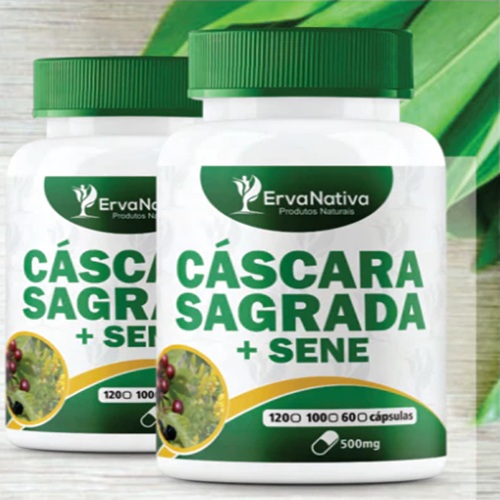 Cáscara Sagrada + Sene cápsulas  Erva Nativa