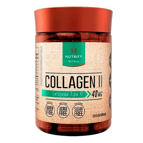 Collagen Tipo II 40mg Nutrify (60 Cápsulas)