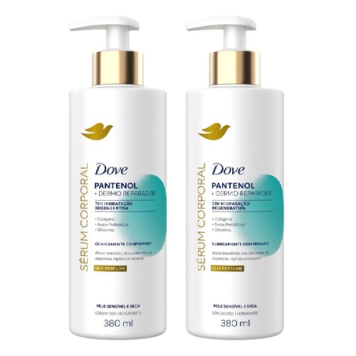Kit 2 Und Dove Sérum Corporal Com Pantenol