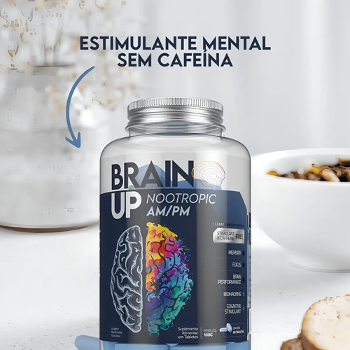 Brain Up AM/ PM Nootrópicos - True Source 60 comprimidos