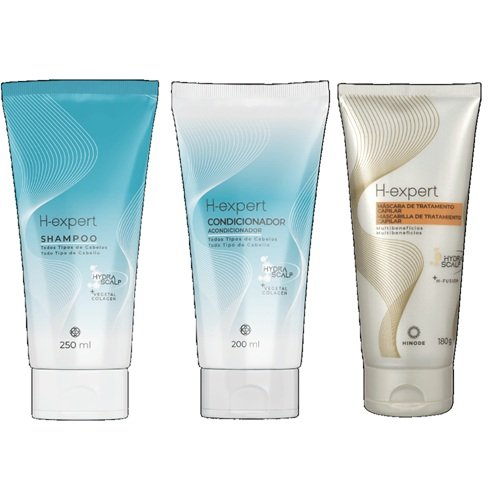 Kit Shampoo + Condicionador e Máscara H-Expert