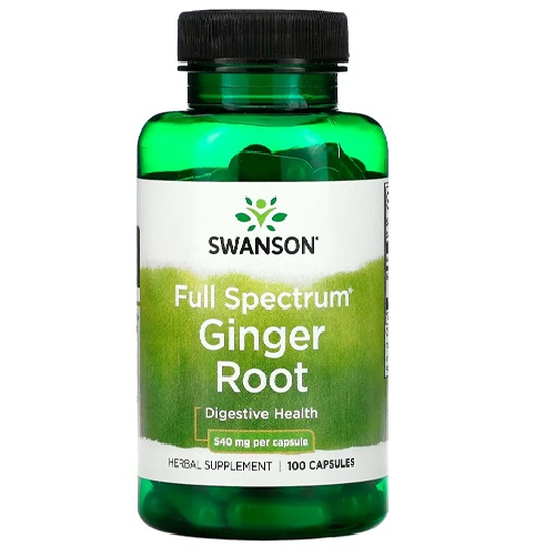 Swanson Raiz De Gengibre Espectro 540mg 100 Un Nf Sabor Without flavor