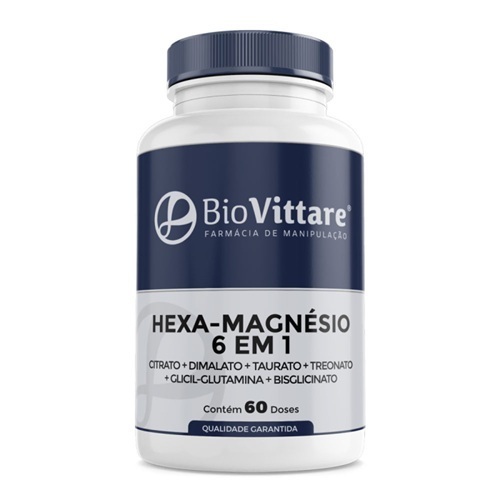 Hexa-Magnésio 6 em 1 (60 Cápsulas)