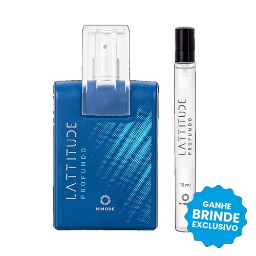 Kit Lattitude Profundo Deo Colônia + Pocket