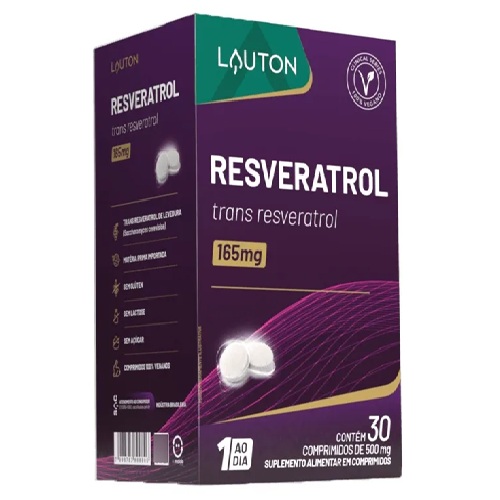 Resveratrol - 30 Comprimidos - Lauton Nutritio