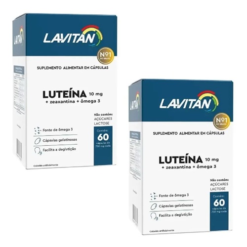 Lavitan Kit Luteina Zeaxantina 2x60 Catarata Não