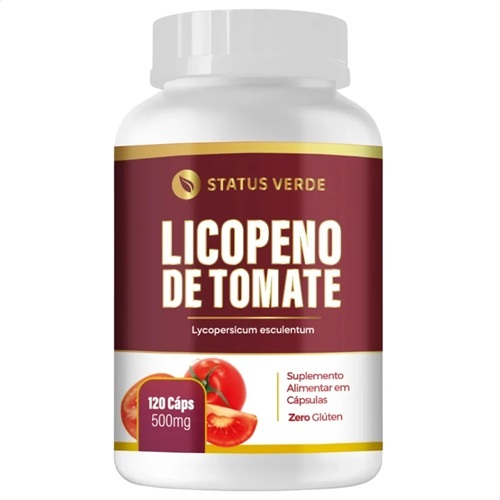 Licopeno de Tomate Natural Status Verde em Cápsulas