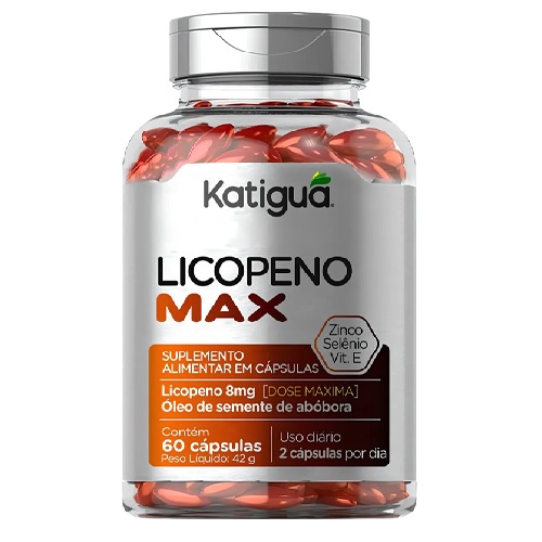 Licopeno Katiguá 8mg Cápsulas Suplemento Nutricional