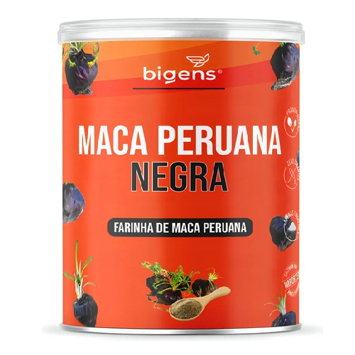 Maca Peruana Negra 5g Bigens Sabor Neutro 150g