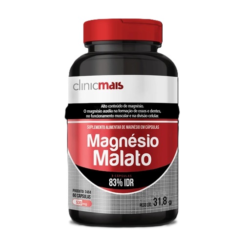 Magnésio Malato (60 Cápsulas)