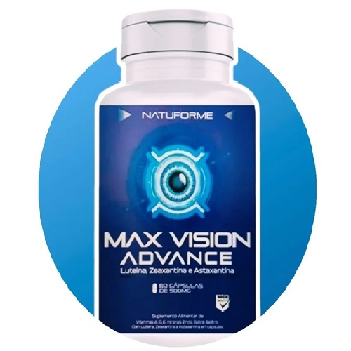 Suplemento Natuforme Max Vision Luteína Zeaxantina Astaxantina