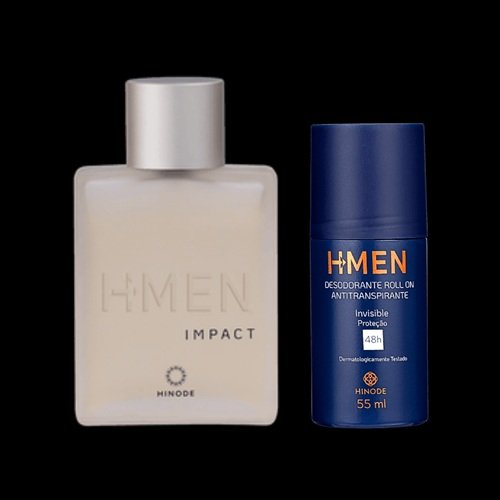 Kit H-Men Impact Deo Colônia + Desodorante Roll-On H-Men