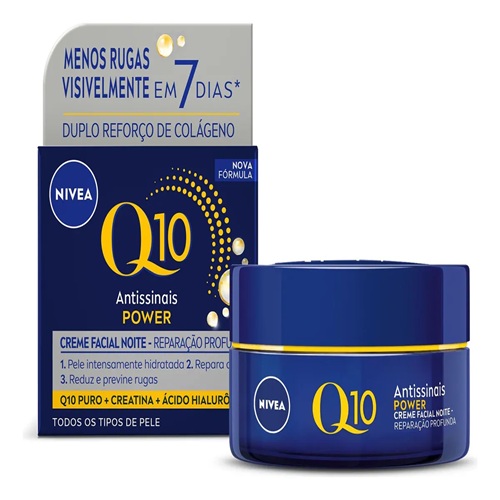Nivea Creme Facial Antissinais Q10 Power