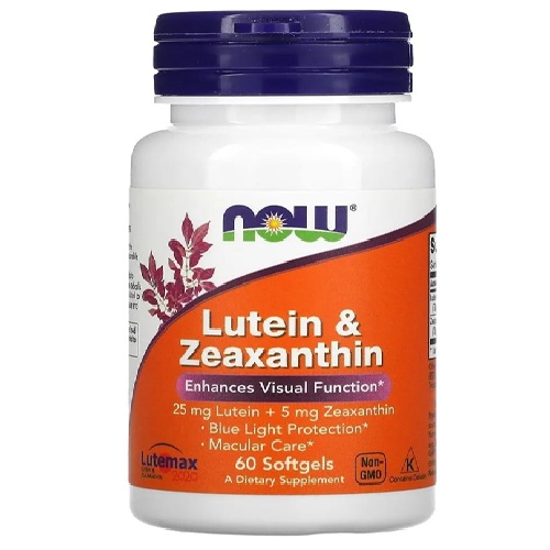 Luteína & Zeaxantina 60 Softgels - Now Foods - Sabor Sem sabor