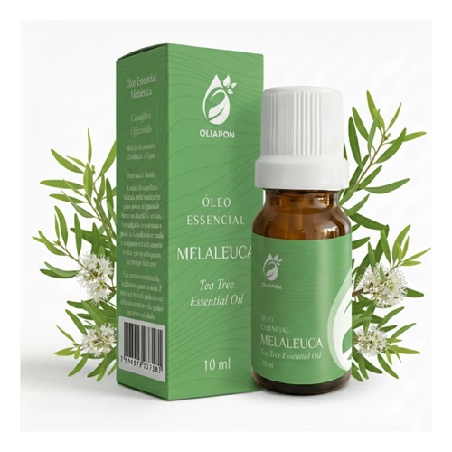 Óleo Essencial Melaleuca Tea Tree Puro P/ Dermatite Oliapon