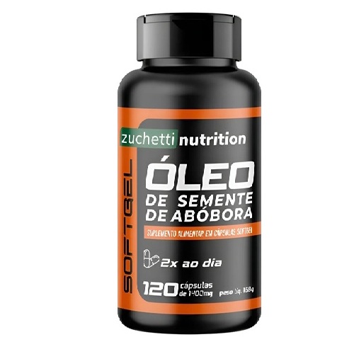 Óleo de Semente de Abóbora Zuchetti Nutrition (120 Cápsulas)