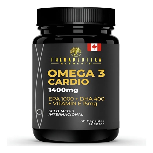 Ômega 3 Cardio 1400mg + Dha 400mg + Epa + Vitamina E