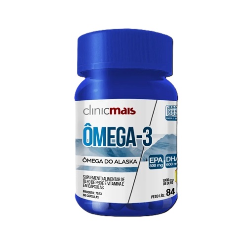 Ômega 3 do Alaska (60 Cápsulas)