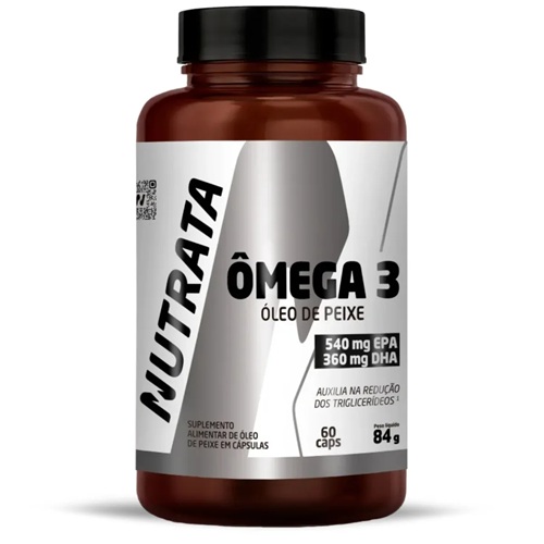 Ômega 3 Óleo de Peixe Nutrata (60 Cápsulas)