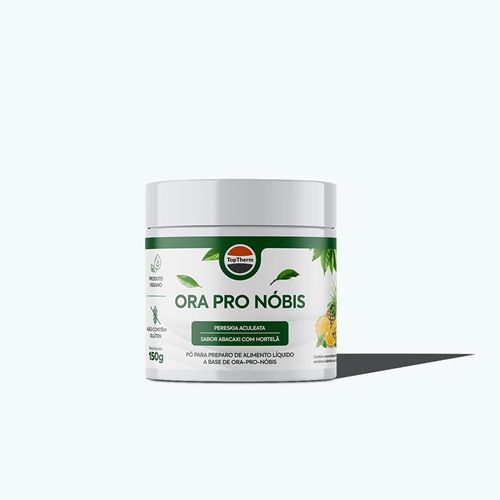 Ora Pro Nóbis Sabor Abacaxi Com Hortelã 150g