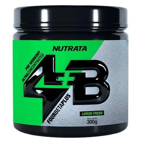 Pré-Treino 4B Sabor Limão Nutrata 300g