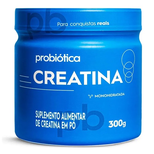 Suplemento Creatina em Pó Probiótica