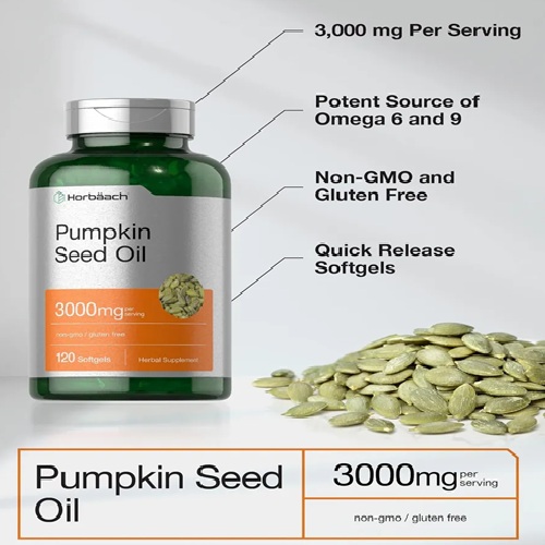 Óleo De Semente De Abóbora Horbäach | 3000mg