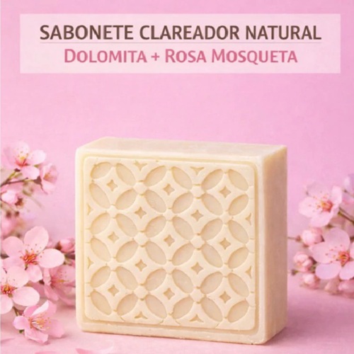 Sabonete Clareador Natural | Dolomita + Aloe Vera