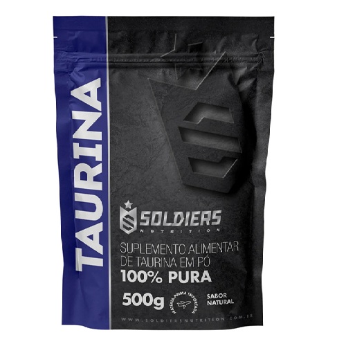 L-Taurina 100% Pura Soldiers Performance 500g