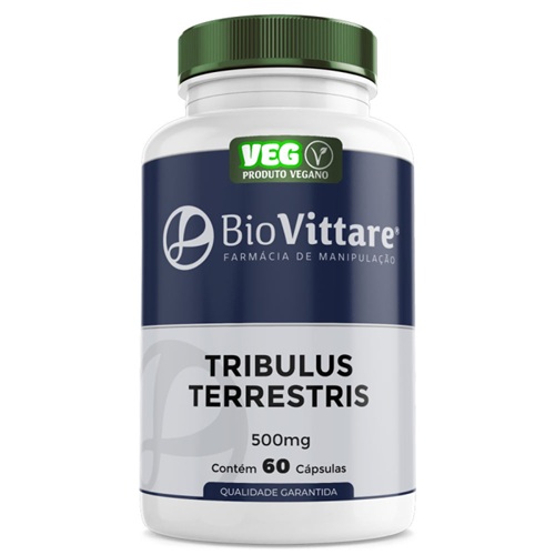 Tribulus Terrestris Vegano 500mg (60 Cápsulas)