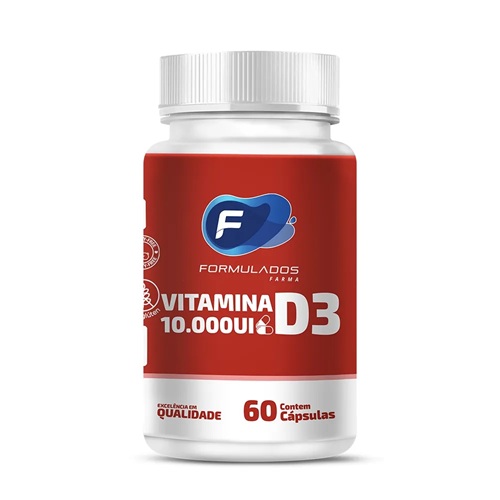 Vitamina D3 10000UI Formulados Farma (60 Cápsulas)