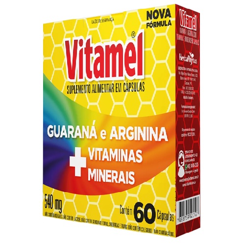 Vitamel Suplemento Vitamínico E Mineral Guaraná Com Açaí Guaraná