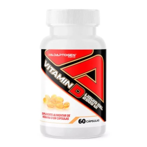 Adaptogen Vitamina D Liquid Gel 2000UI (60 Cápsulas)