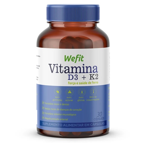 WeFit Vitamina D3 + K2 (30 Cápsulas)