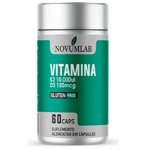 Vitamina D3 K2 60 Cápsulas Veganas 60g