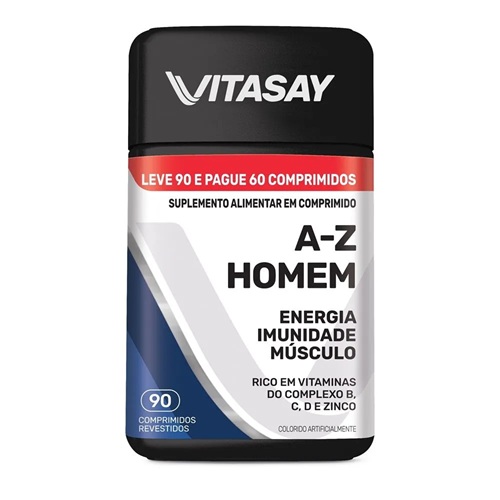 Multivitamínico Vitasay A-Z Homem (90 Comprimidos)